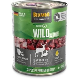 Belcando Baseline Wild & Ente - Vad- és kacsahúsos konzerv kutyáknak (6 x 800 g) 4.8kg