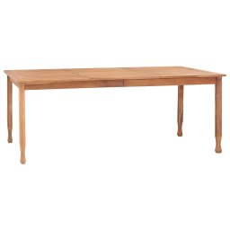 vidaXL tömör tíkfa kerti étkezőasztal 200 x 100 x 75 cm