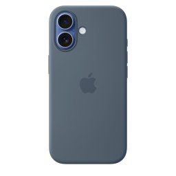 Apple iPhone 17 Silicone Case with MagSafe Anchor Blue