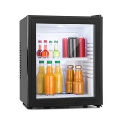 Klarstein Brooklyn minibár, 30 liter, F energiahatékonysági osztály, fekete, üveg (HEA-MKS-13)