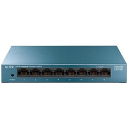 LS108G asztali kapcsoló, ventilátor nélkül, TP-LINK