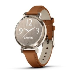 Garmin 010-02839-02 Lily 2 Classic krémarany világosbarna bőr szíjjal (ED)