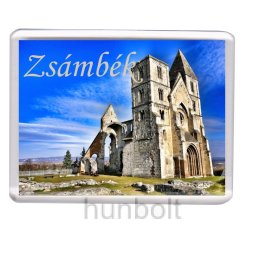 Zsámbék Romtemplom hűtőmágnes (műanyag keretes)