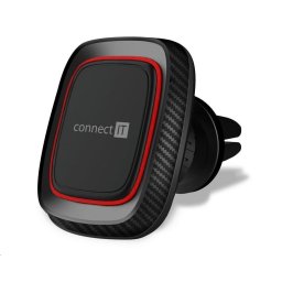CONNECT IT InCarz 4Strong360 CARBON univerzális mágneses autós tartó, 4 mágnes, piros