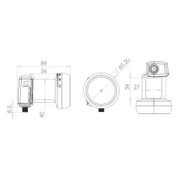 LNB Inverto HOME PRO Univerzális egyszemélyes