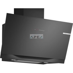 BOSCH DWK91LT60 Serie 8, Falra szerelhető páraelszívó, 90 cm, Fekete üveg