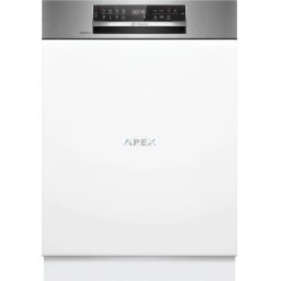 BOSCH SMI6ECS10E Serie 6 Félig beépíthető mosogatógép, 60 cm, Szálcsiszolt acél