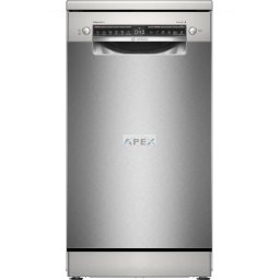 BOSCH SPS4EMI17E Serie 4 Szabadonálló mosogatógép 45 cm, Ujjlenyomatmentes, szálcsiszolt