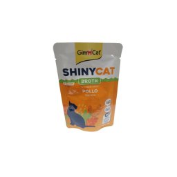 GimCat ShinyCat Broth Pollo - leves csirkével 70 g