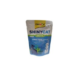 GimCat ShinyCat Broth Tonno Pinne Gialle con Quinoa - leves sárgaúszójú tonhallal és kinoával 70 g