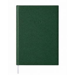 Határidőnapló agenda Standard B/5, napi fehér lapokkal zöld Bluering® 2027.