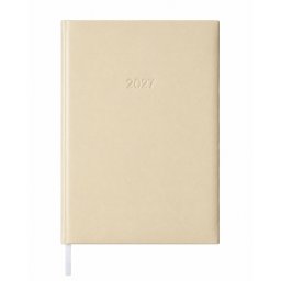 Határidőnapló agenda Standard B/5, napi fehér lapokkal drapp Bluering® 2027.