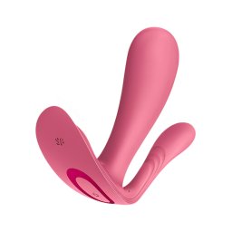 Satisfyer Top Secret+ - viselhető G-pont- és análvibrátor (rózsaszín)