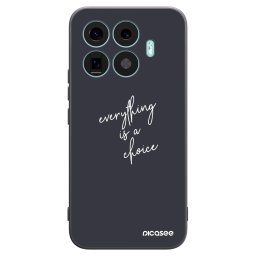 Fekete szilikon tok az alábbi mobiltelefonokra Xiaomi 17T Pro - Everything is a choice