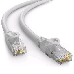 C-TECH Patchkábel Cat6e, UTP, szürke, 1m