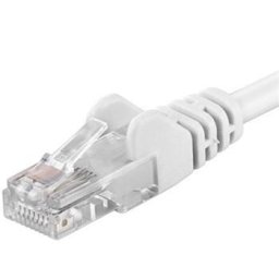Patch kábel UTP RJ45-RJ45 szint CAT6, 10m, fehér