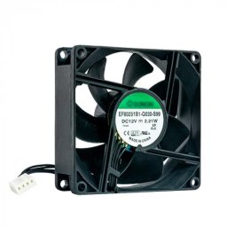 QNAP ventilátor (80×80×25 mm-es ventilátor, 12 V, 4-pólusú)