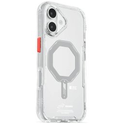 Skinarma Saido tok iPhone 17 mágneses töltés átlátszó