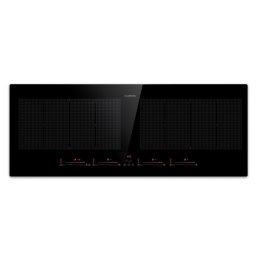 Klarstein Masterzone 90 Slim Flex, indukciós főzőlap, max. 7200 W, beépített, 4 zóna, 2 Flex zóna, ThermoBoost technológia, Smart Flex (CP14-Mstrzone-90SF-B)