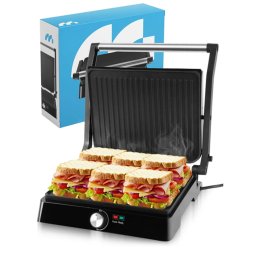 Kihúzható XXL, elektromos, kontakt grill szendvicssütő és Panini sütő, 2200W, SM3000W
