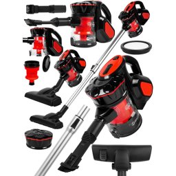 Vertical Turbo Cyclone 5in1 - porzsák nélküli, álló és kézi porszívó egyben, 600 W