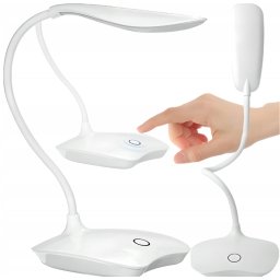 Iskolai íróasztal lámpa 14 LED-es USB-s, érintés vezérelt