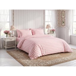 Krepp ágynemű PINK CUBIS rózsaszín Ágyneműhuzat mérete: 70 x 80 cm | 140 x 200 cm