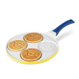 Berlinger Haus Palacsintasütő 4 lyukú emoji 26 cm tapadásmentes titánPro bevonattal Minions Collection BH/8950MN