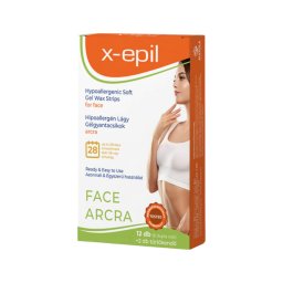 X-Epil - hipoallergén gélgyantacsíkok arcra (12 db)