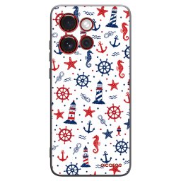 Fekete szilikon tok az alábbi mobiltelefonokra Motorola Edge 60 Neo 5G - Sailor Vibes