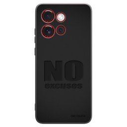 Fekete szilikon tok az alábbi mobiltelefonokra Motorola Edge 60 Neo 5G - No Excuses