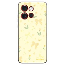 Fekete szilikon tok az alábbi mobiltelefonokra Motorola Edge 60 Neo 5G - Honey Blossom