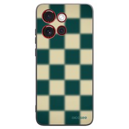 Fekete szilikon tok az alábbi mobiltelefonokra Motorola Edge 60 Neo 5G - Shadow Chess