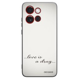 Fekete szilikon tok az alábbi mobiltelefonokra Motorola Edge 60 Neo 5G - Love is a drug