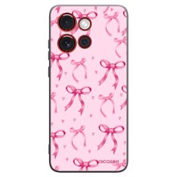 Fekete szilikon tok az alábbi mobiltelefonokra Motorola Edge 60 Neo 5G - Bow Aesthetic