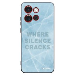Fekete szilikon tok az alábbi mobiltelefonokra Motorola Edge 60 Neo 5G - SILENCE