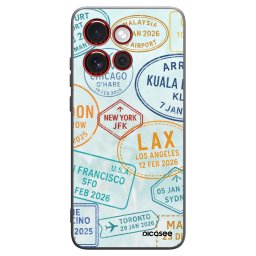Fekete szilikon tok az alábbi mobiltelefonokra Motorola Edge 60 Neo 5G - PASSPORT EDITION