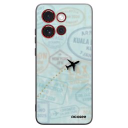 Fekete szilikon tok az alábbi mobiltelefonokra Motorola Edge 60 Neo 5G - FLIGHT PATH