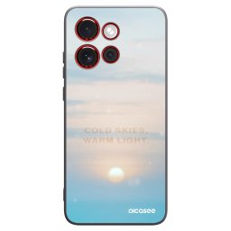 Fekete szilikon tok az alábbi mobiltelefonokra Motorola Edge 60 Neo 5G - COLD SKIES