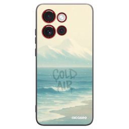 Fekete szilikon tok az alábbi mobiltelefonokra Motorola Edge 60 Neo 5G - COLD AIR