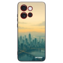 Fekete szilikon tok az alábbi mobiltelefonokra Motorola Edge 60 Neo 5G - Airplane mode