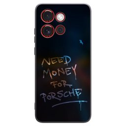 Fekete szilikon tok az alábbi mobiltelefonokra Motorola Edge 60 Neo 5G - Neon Nights
