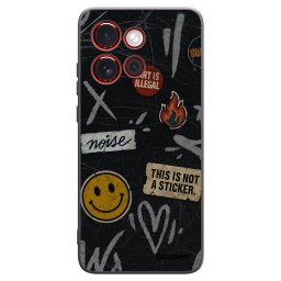 Fekete szilikon tok az alábbi mobiltelefonokra Motorola Edge 60 Neo 5G - STICKERS x TAGS