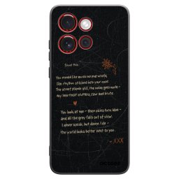 Fekete szilikon tok az alábbi mobiltelefonokra Motorola Edge 60 Neo 5G - POET