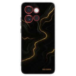 Fekete szilikon tok az alábbi mobiltelefonokra Motorola Edge 60 Neo 5G - Thunder