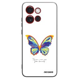 Fekete szilikon tok az alábbi mobiltelefonokra Motorola Edge 60 Neo 5G - Diamanty White