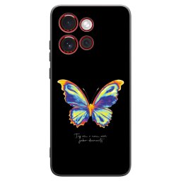 Fekete szilikon tok az alábbi mobiltelefonokra Motorola Edge 60 Neo 5G - Diamanty Black