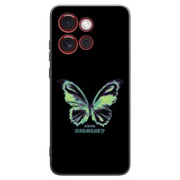 Fekete szilikon tok az alábbi mobiltelefonokra Motorola Edge 60 Neo 5G - Diamanty Blue