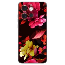 Fekete szilikon tok az alábbi mobiltelefonokra Motorola Edge 60 Neo 5G - Dark Peonny