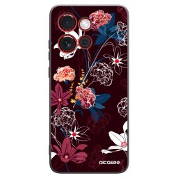 Fekete szilikon tok az alábbi mobiltelefonokra Motorola Edge 60 Neo 5G - Dark Meadow